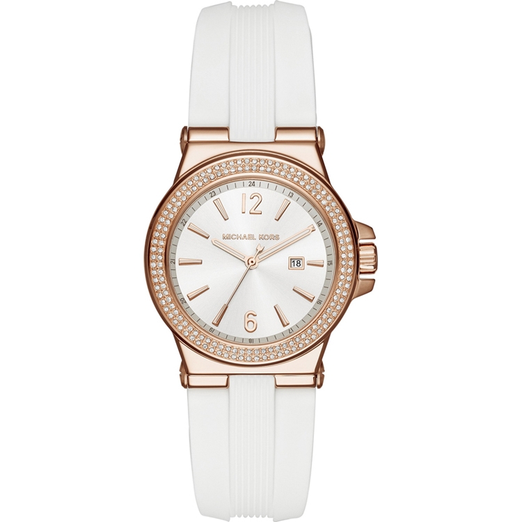 michael kors rubber strap watch