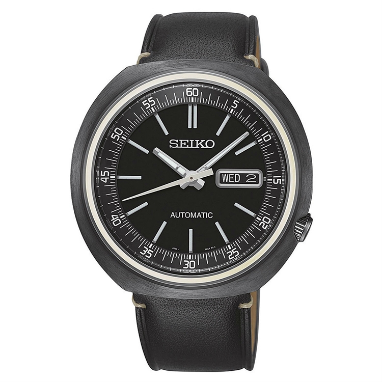 Seiko automatic leather strap hotsell