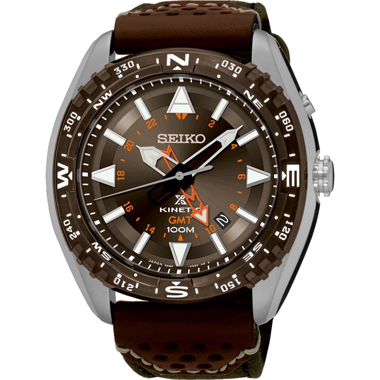 Seiko Prospex Watch Strap SUN061 Brown Leather