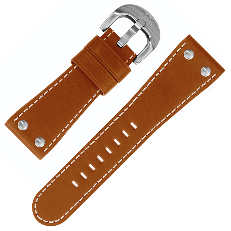 TW Steel Goliath Watch Strap TW18, TW20 - Brown 26mm