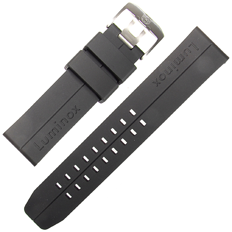 Luminox Series 6400 Watch Band F117 Nighthawk Rubber FP.6401.20