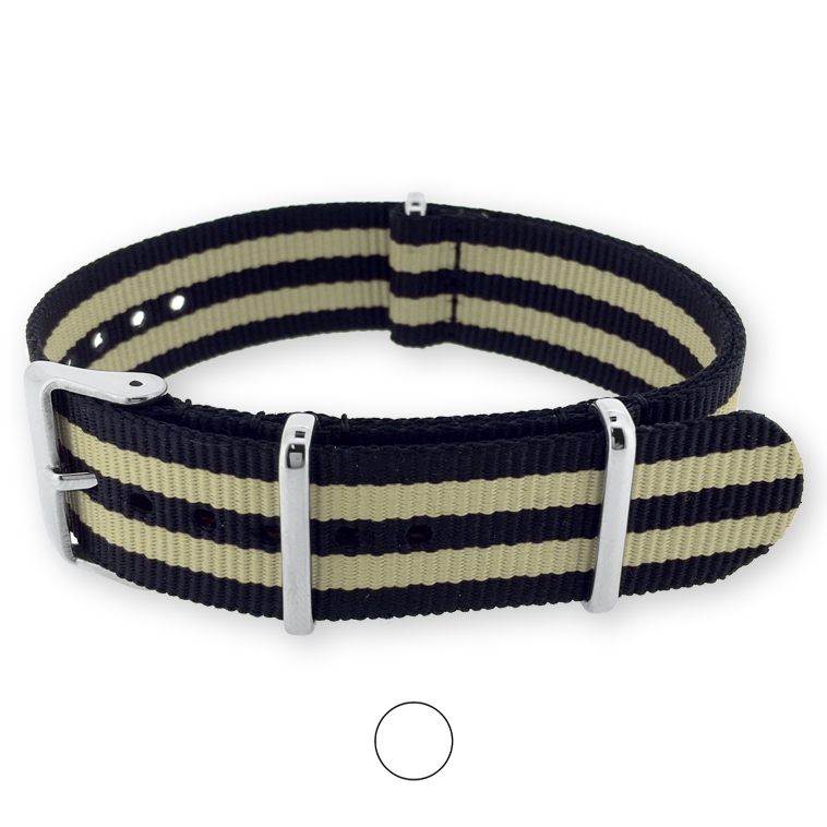 Atacama Woven Fabric Nylon Military Watch Strap