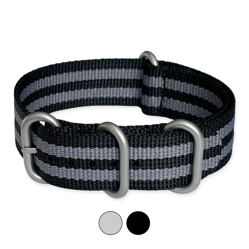 NATO Strap 18mm James Bond White