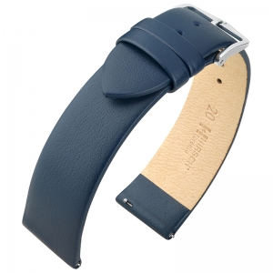 Hirsch Toronto Watch Strap Italian Calf Skin Blue