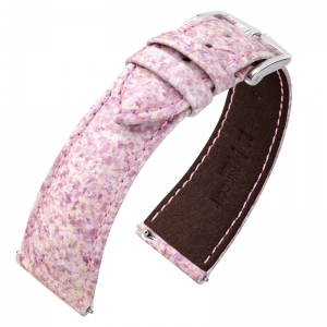 Hirsch Rose Nature Collection Watch Strap of Real Rose Petals