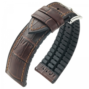 Hirsch Paul Performance Collection Dark Brown/Black Leather/Caoutchouc 300m WR