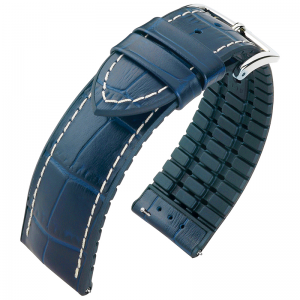 Hirsch George Performance Collection Blue/Black Leather/Rubber 300m WR