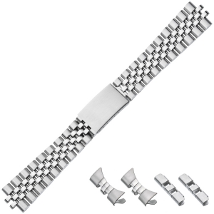 Jubilee Watch Bracelet 'type Rolex' Stainless Steel 20mm