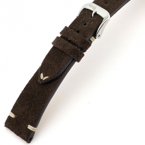 Rios Hudson Watch Strap Suede Mokka