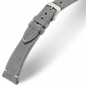 Rios Bedford Watch Strap Vintage Leather Gray