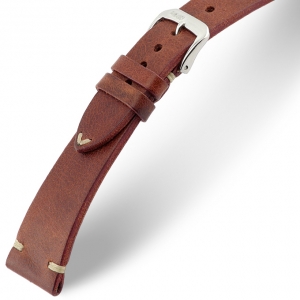 Rios Bedford Watch Strap Vintage Leather Mahogany