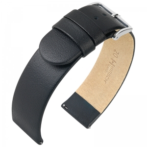 Hirsch Scandic Watch Band Calf Skin Black