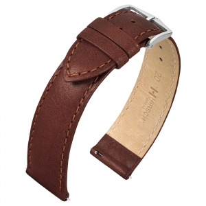 Hirsch Forest Watch Band Buffalo Calf Brown
