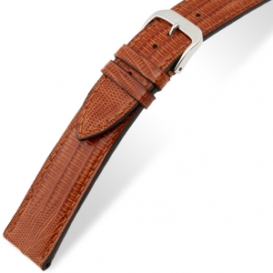 Rios Avenue Watch Strap Teju Lizard Skin Cognac