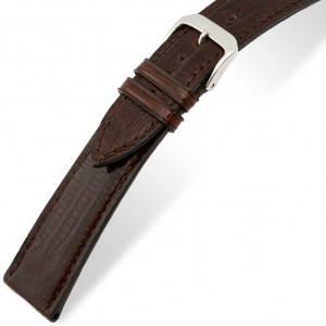 Rios Avenue Watch Strap Teju Lizard Skin Brown