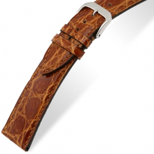 Rios Lord Watch Strap Crocodile Skin Honey