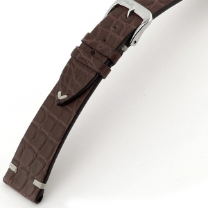 Rios Royal Watch Strap Alligator Skin Mocha