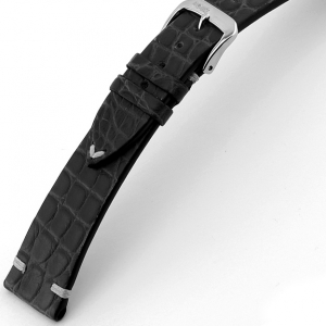 Rios Royal Watch Strap Alligator Skin Black