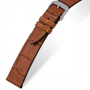 Happel Charleston Alligatorgrain Watch Strap Cognac