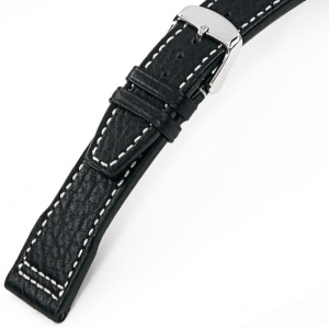 Rios Typhoon Watch Strap for IWC Buffalo Skin Black