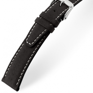 Rios Havana Watch Strap Pigskin Black