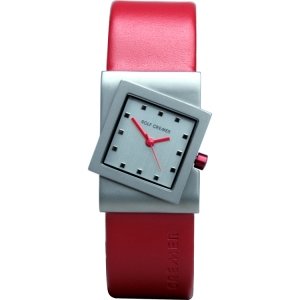 Rolf Cremer Turn 492059 Watch Strap Red Leather 22mm