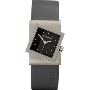 Rolf Cremer Turn 492310 Watch Strap Grey Leather 22mm
