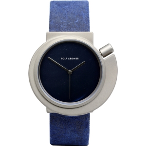 Rolf Cremer Spirale 492340 Watch Strap Blue Leather 20mm