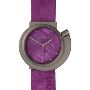 Rolf Cremer Spirale 492347 Watch Strap Purple Leather 20mm