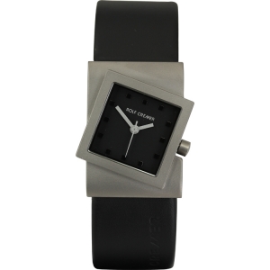 Rolf Cremer Turn 492350 Watch Strap Black Leather 22mm