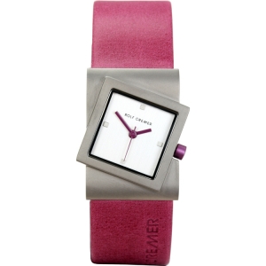 Rolf Cremer Turn 492360 Watch Strap Pink Leather 22mm
