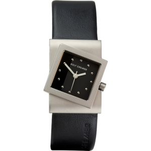 Rolf Cremer Turn 492361 Watch Strap Black Leather 22mm