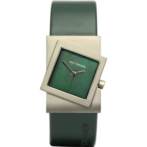 Rolf Cremer Turn 492367 Watch Strap Dark Green Leather 22mm