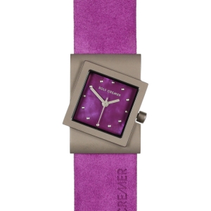 Rolf Cremer Turn 492371 Watch Strap Purple Leather 22mm