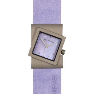 Rolf Cremer Turn 492372 Watch Strap Lilac Leather 24mm