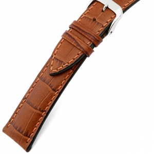 Happel Jackson Alligatorgrain Watch Strap Cognac