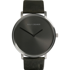Rolf Cremer "Flat 45" 501301 Watch Strap Grey Leather 22mm