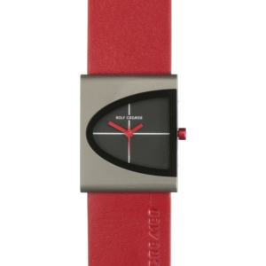 Rolf Cremer Arch 505301 Watch Strap Red Leather 24mm