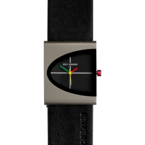 Rolf Cremer Arch 505302 Watch Strap Black Leather 24mm