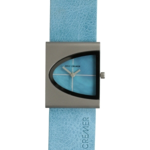 Rolf Cremer Arch 505308 Watch Strap Blue Leather 24mm