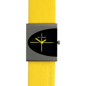 Rolf Cremer Arch 505309 Watch Strap Yellow Leather 24mm