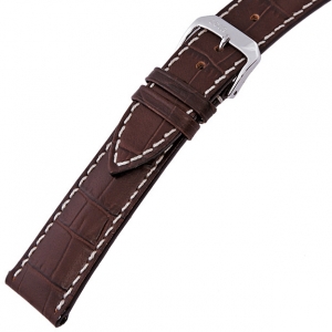 Rios New Orleans Alligator Watch Strap Cowhide Brown