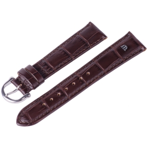 Maurice Lacroix Watch Strap Louisiana Croco-Calf Brown