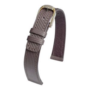 Seiko Watch Strap Calf Skin Gray 13mm