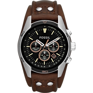 Fossil CH2891 Watch Strap Brown Leather