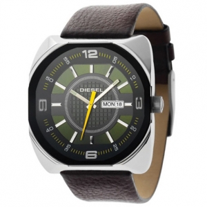 Diesel DZ1119 Watch Strap Brown Leather