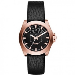 Diesel DZ1733 Watch Strap Black Leather