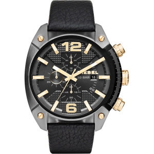 Diesel DZ4375 Watch Strap Black Leather