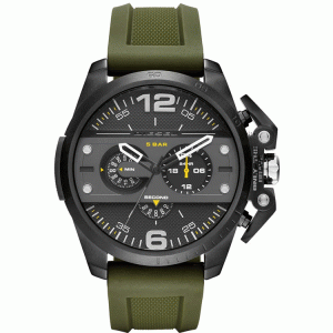 Diesel DZ4391 Watch Strap Green Rubber