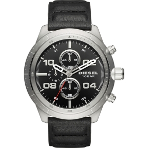 Diesel DZ4439 Watch Strap Black Leather